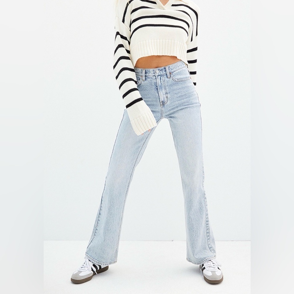 PacSun Size 24 Light Indigo High Waisted Bootcut Jeans